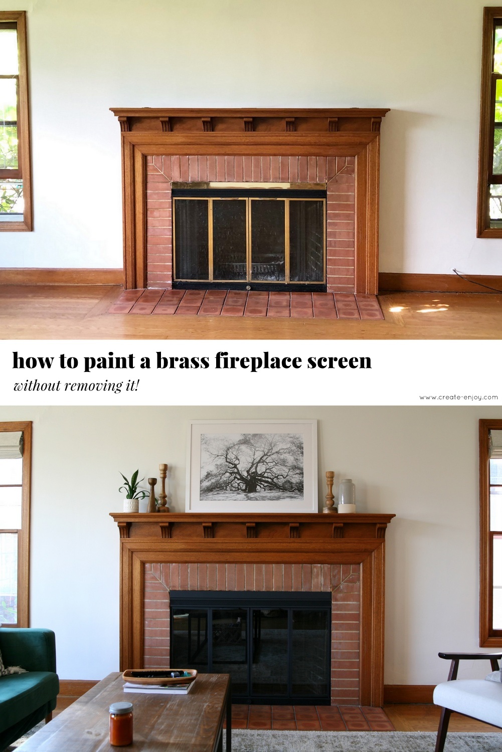 Transform Your Brass Fireplace Screen