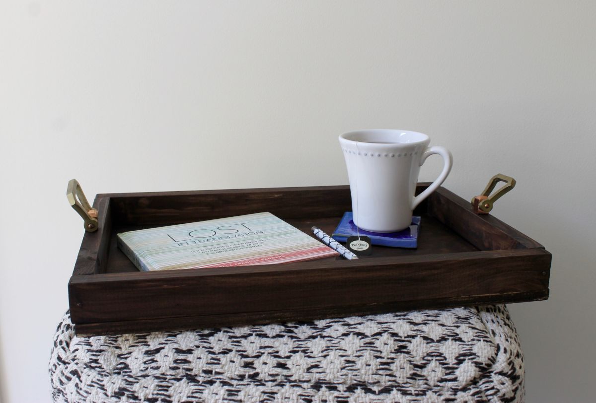 Tray Using Drawer Knob Handles