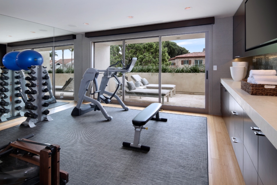 Trendy and versatile home gym