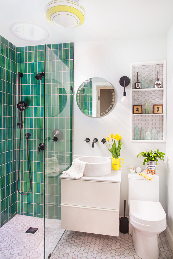 Try A Walk-in Shower in a Tiny Bathroom