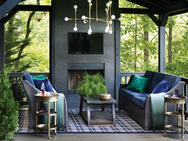 Try Adding Some Bold Colors to Your Winter Patio