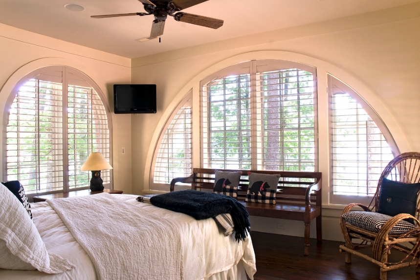 Try Arch Window Blinds that Open and Shut