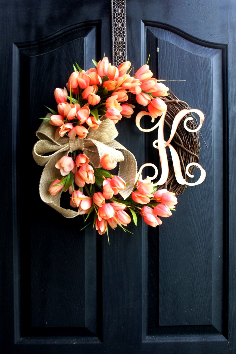 Tulip wreath flowers