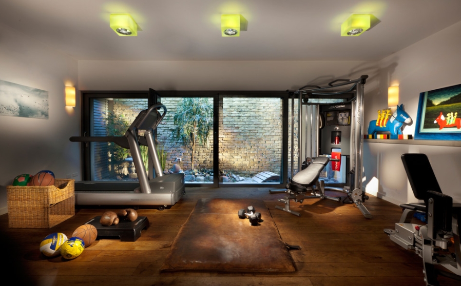 Turn a low ceiling room into a gym