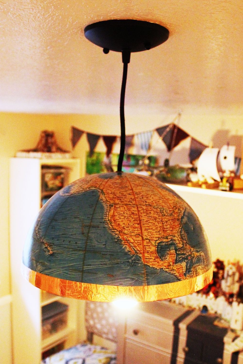 Turn the light on in your new globe