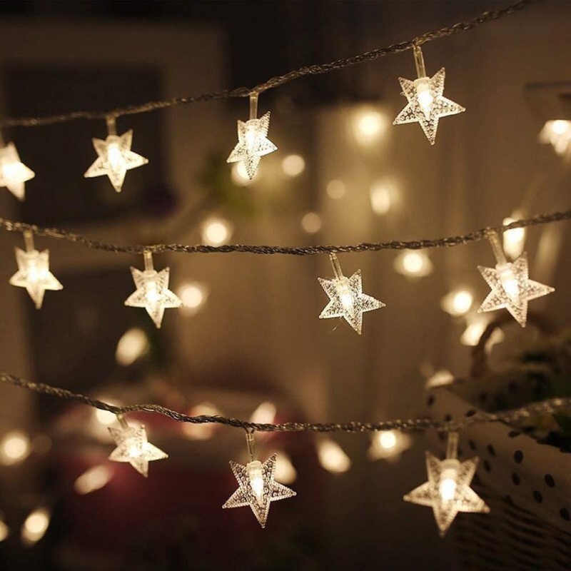 Twinkle Star 100 LED 49 FT Star String Lights