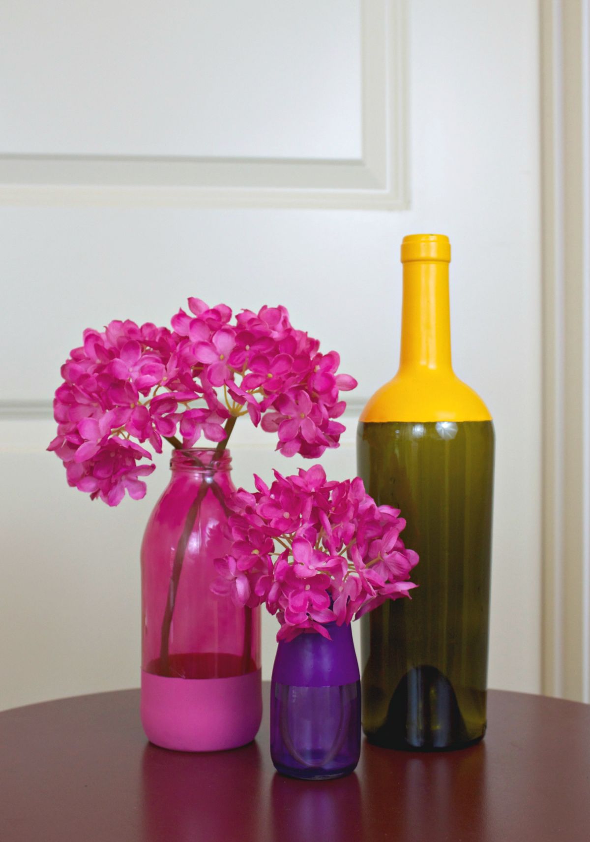 Two Toned Tinted Glass Decor