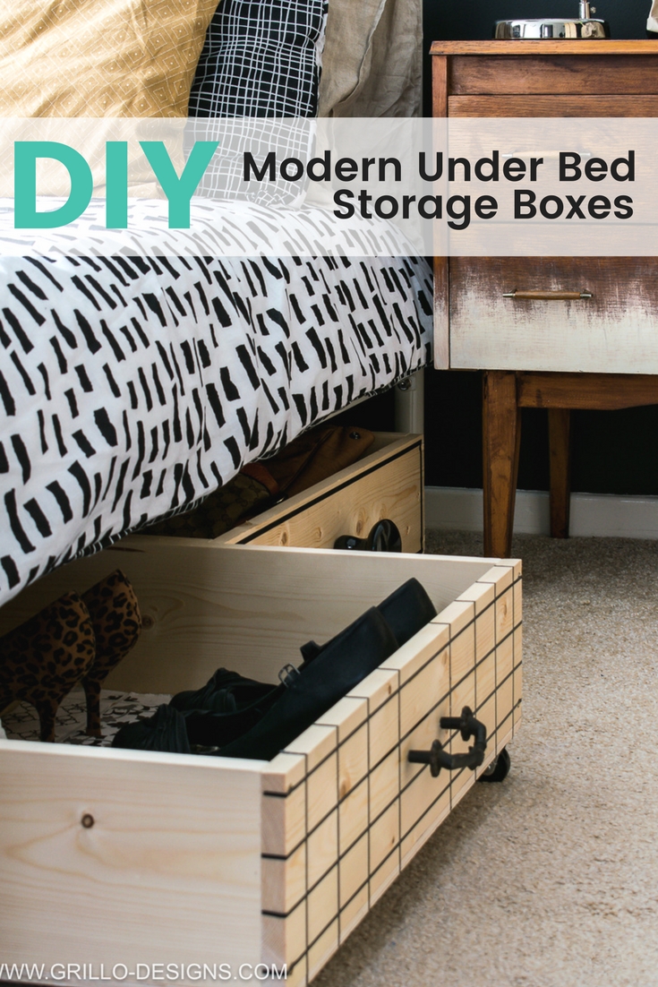 Under bed storage boxes