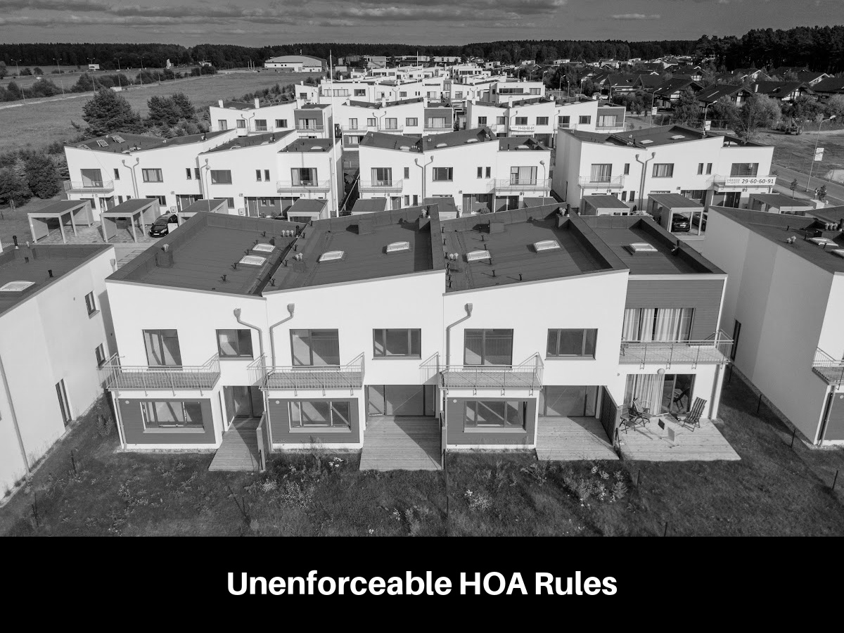 What to Know About Unenforceable HOA Rules