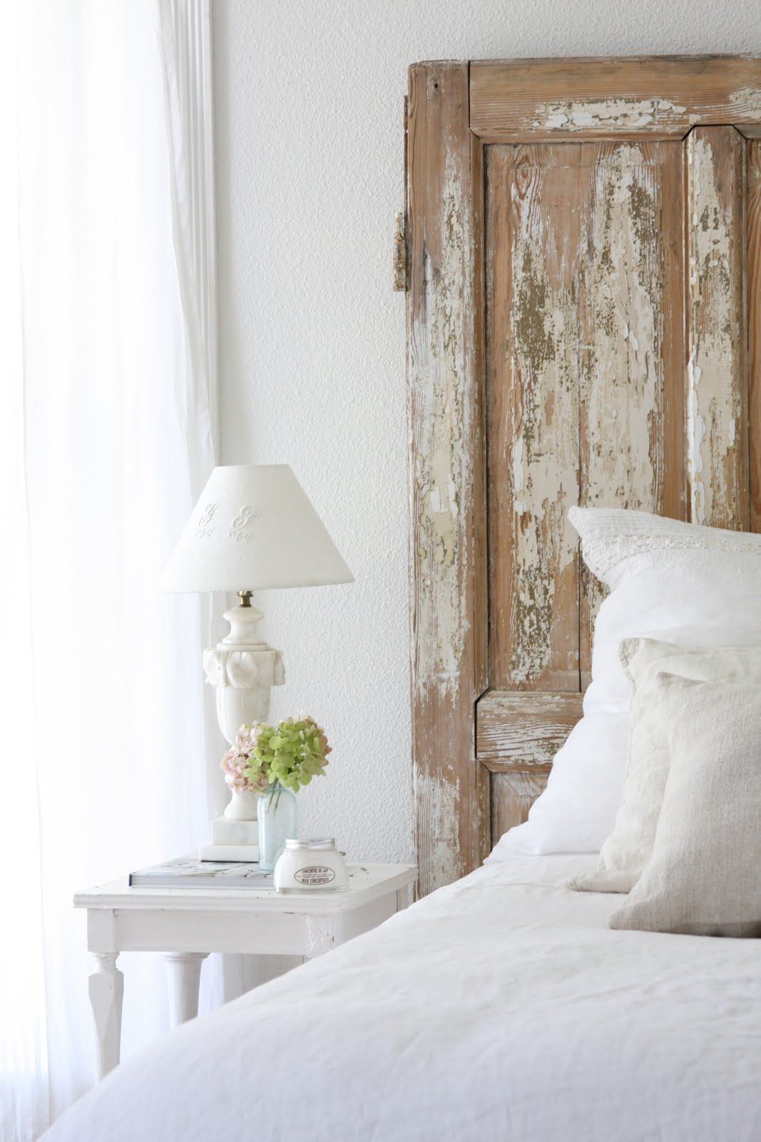 Unfinished door headboard