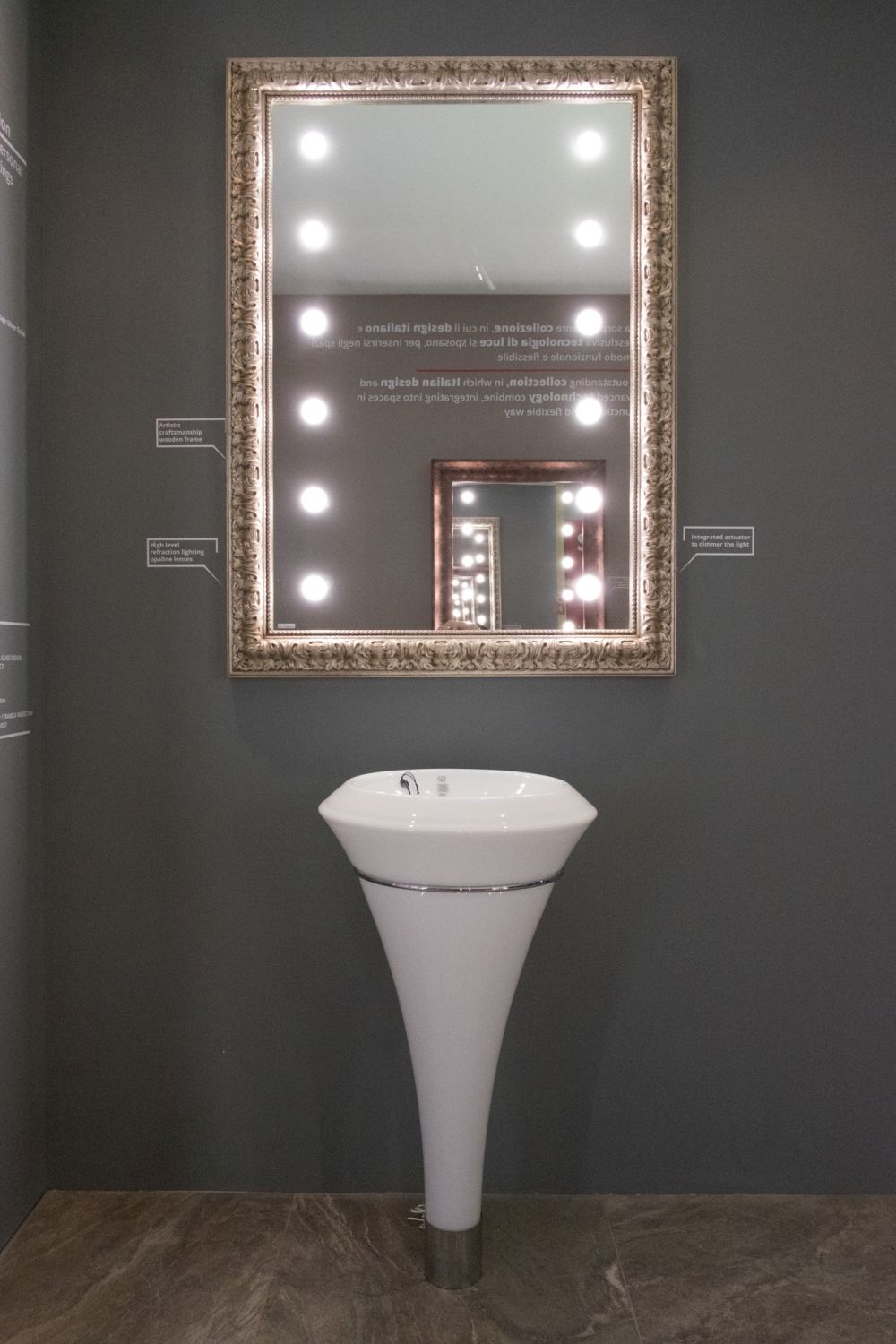 Unica by Catoni lighted mirror
