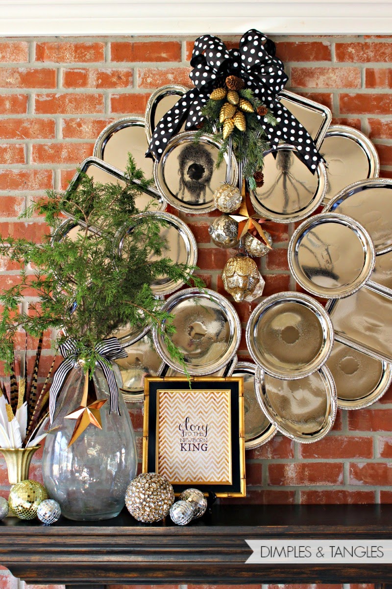Unique christmas wreath