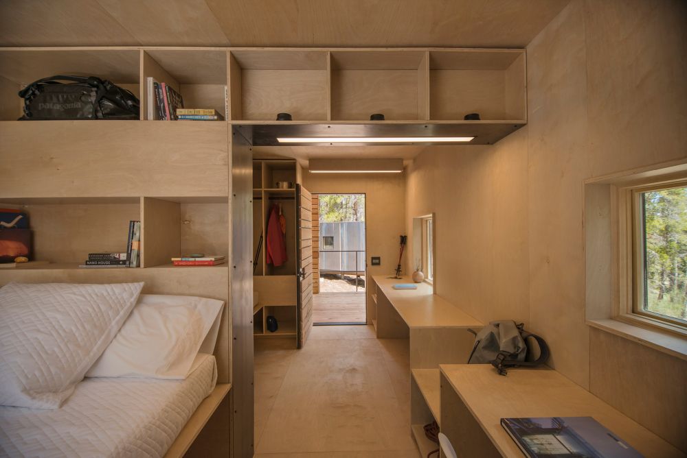 University of Colorado Denver Micro Cabin sleeping area
