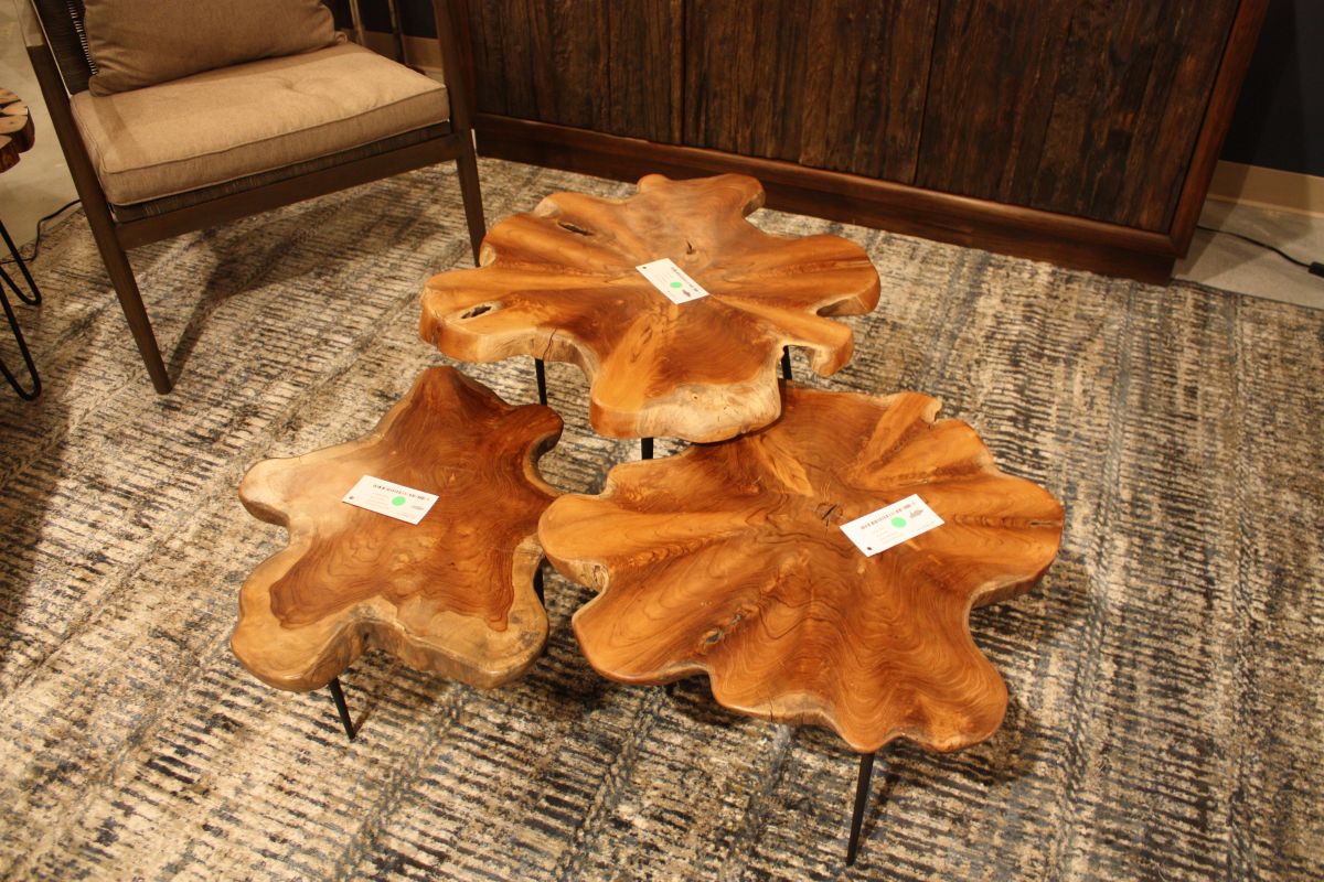 Unusual curved coffee table wood labs