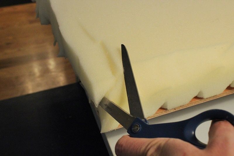 Upholster the headboard