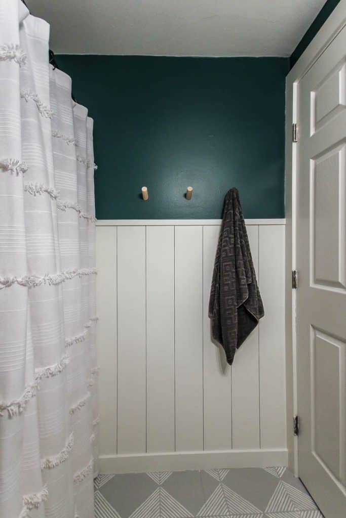 Use White Shiplap to Frame Dark Walls