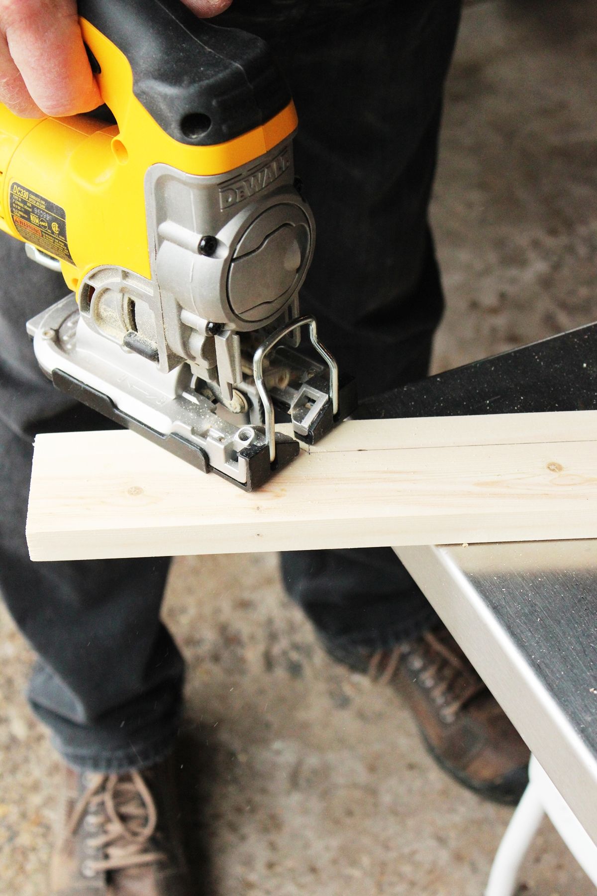 Use a jigsaw to make your cut out 