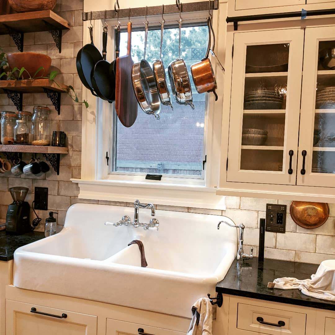 Use hanging racks 
