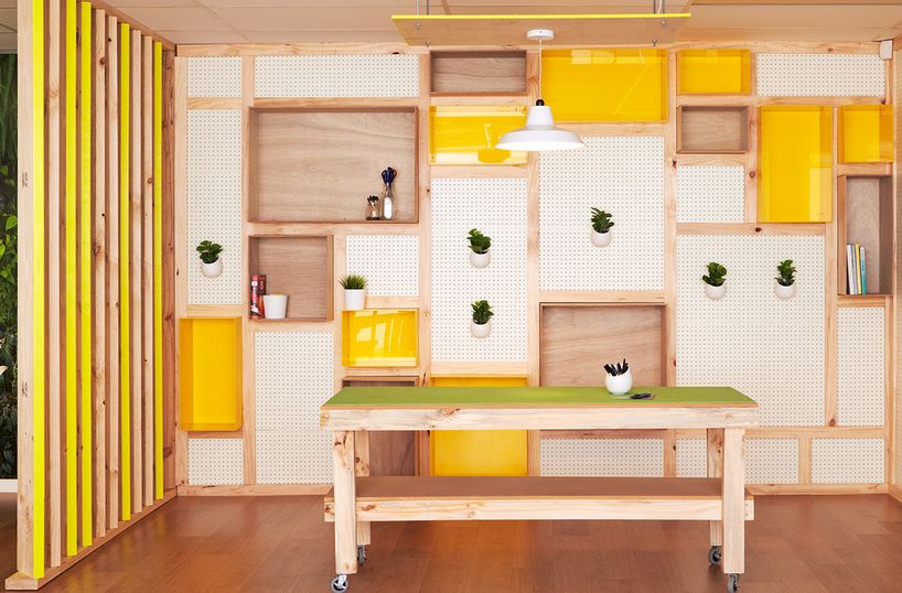 Use pegboards to design a custom wall