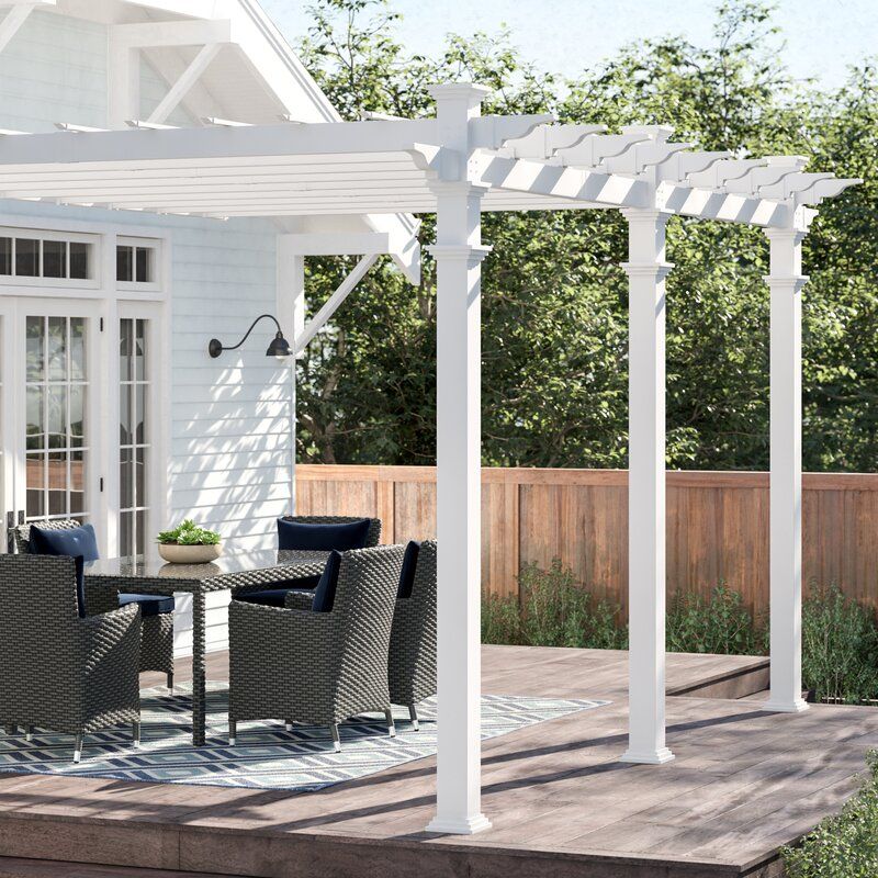 Uttoxeter D Vinyl Pergola