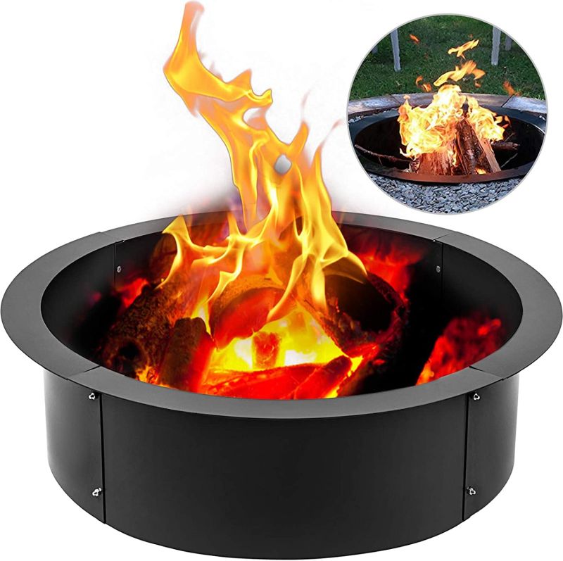 VBENLEM Fire Pit Ring 45 Inch Outsidex 39 Inch Inside