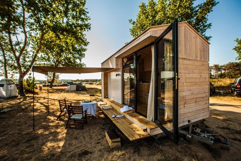 For some people – like Designer Hristina Hristova, a tiny house on wheels is the ultimate vacation house.