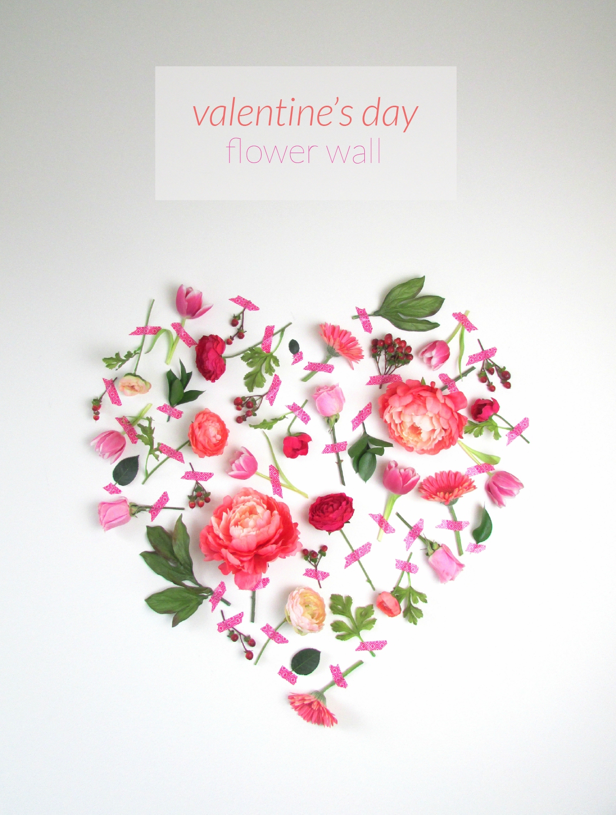 Valentine’s Day Flower Wall Art