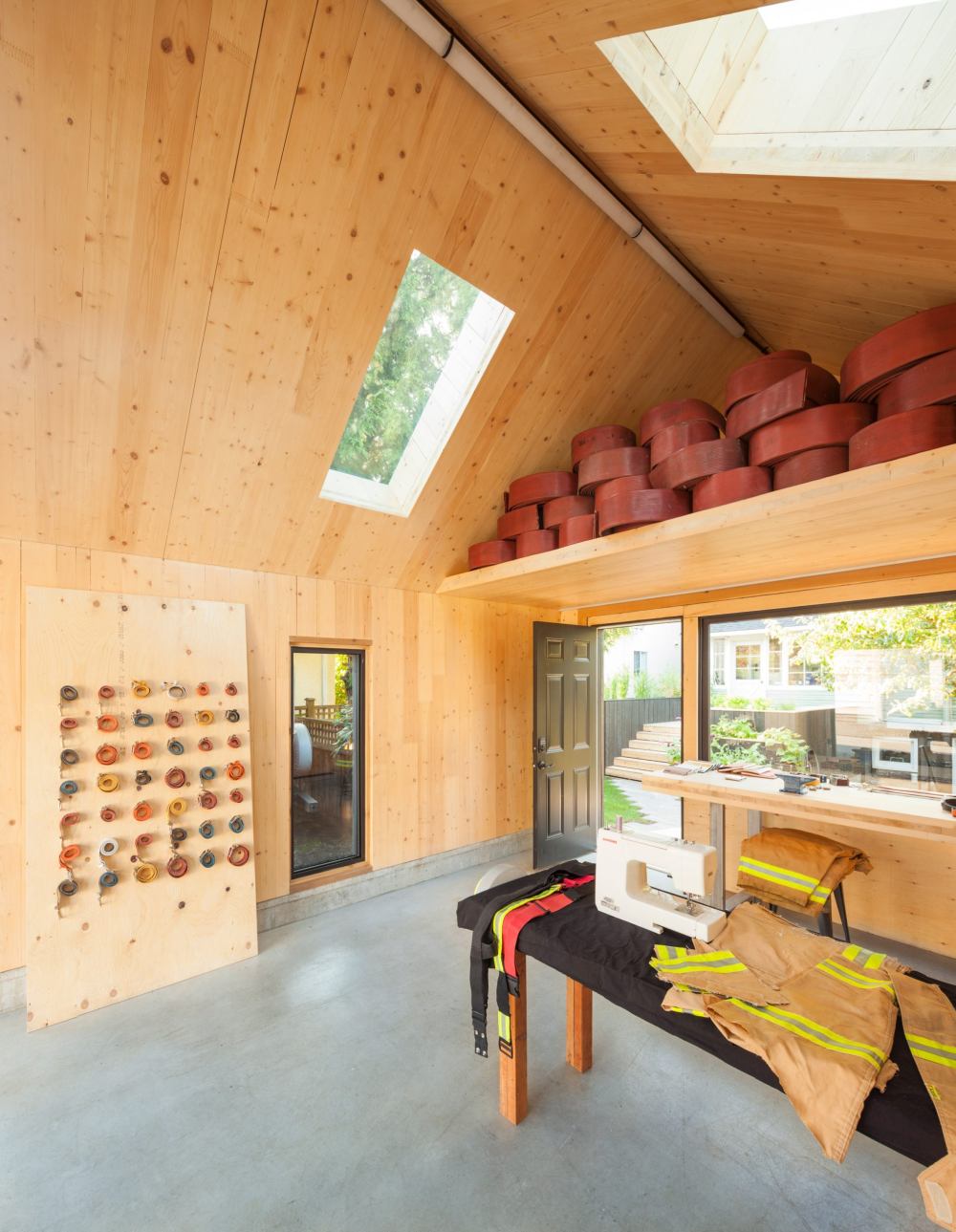 Vancouver practice Motiv Architects Garage Conversion craft room
