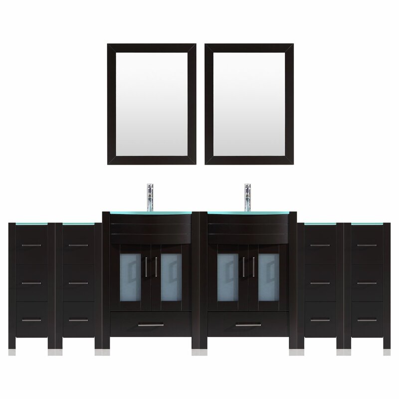 Vanity set with extra storage