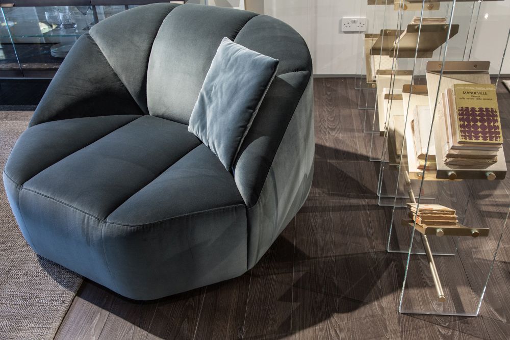 Velvet Cloud Armchair Design
