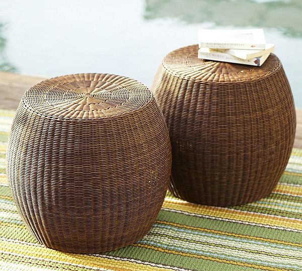 Versatile Wicker Accent Table