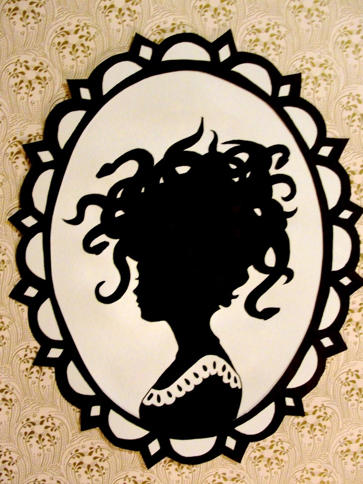 Victorian silhouette