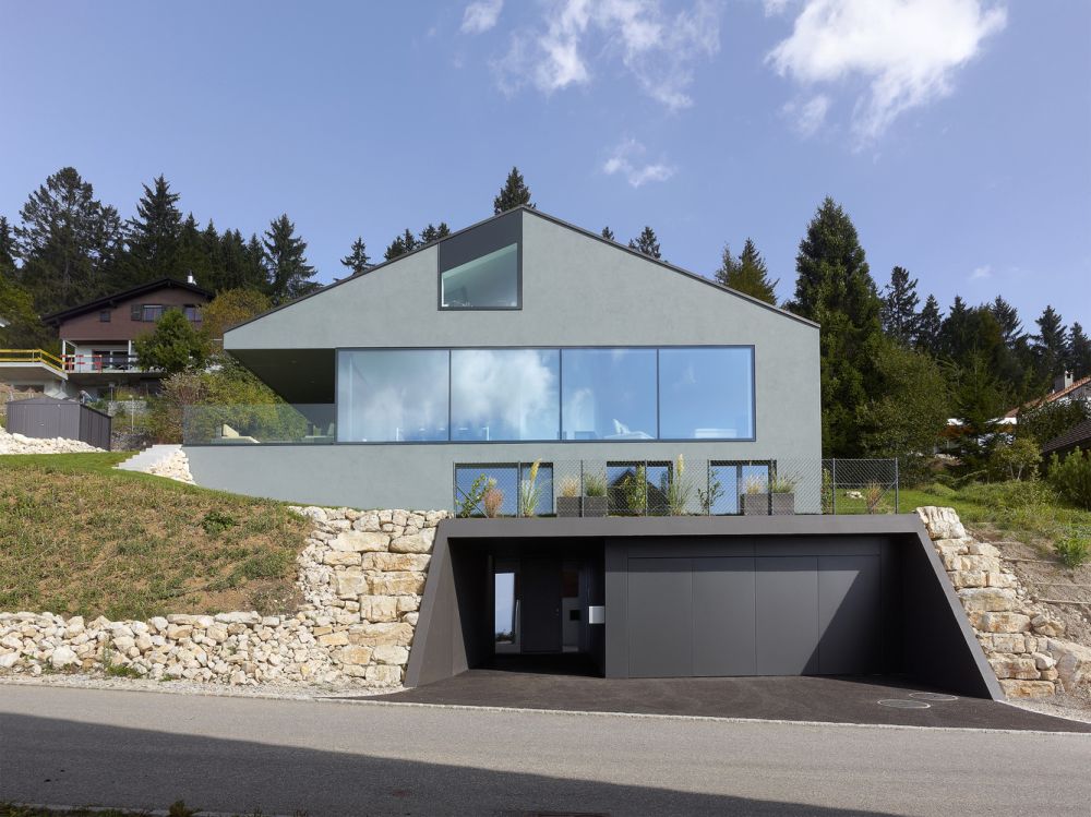 Villa Erard à Nods Switzerland by Andrea Pelati Architecte