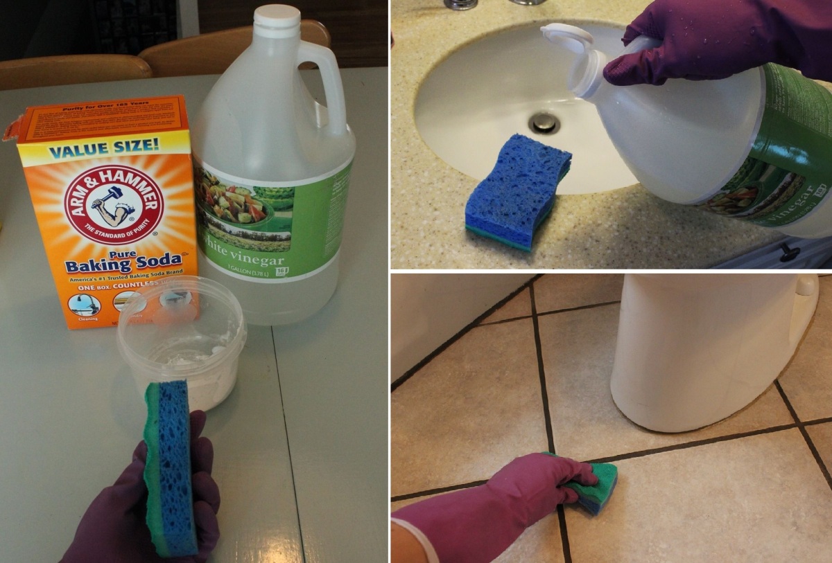 grout cleaning with vinegar