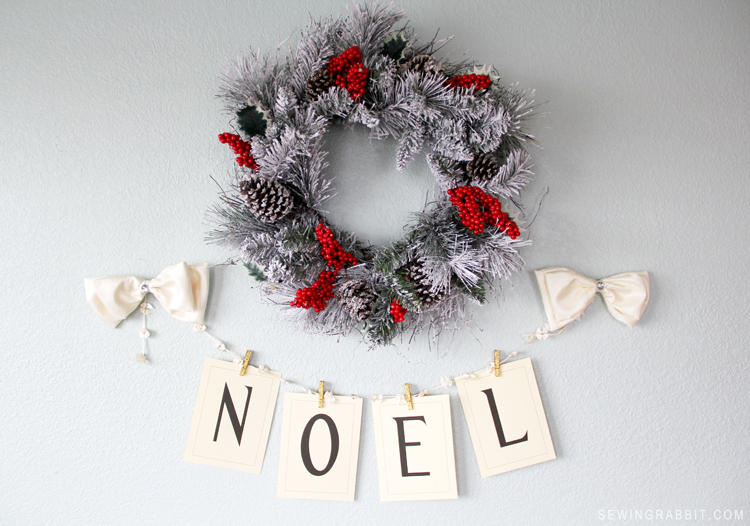 Vintage Noel Wreath