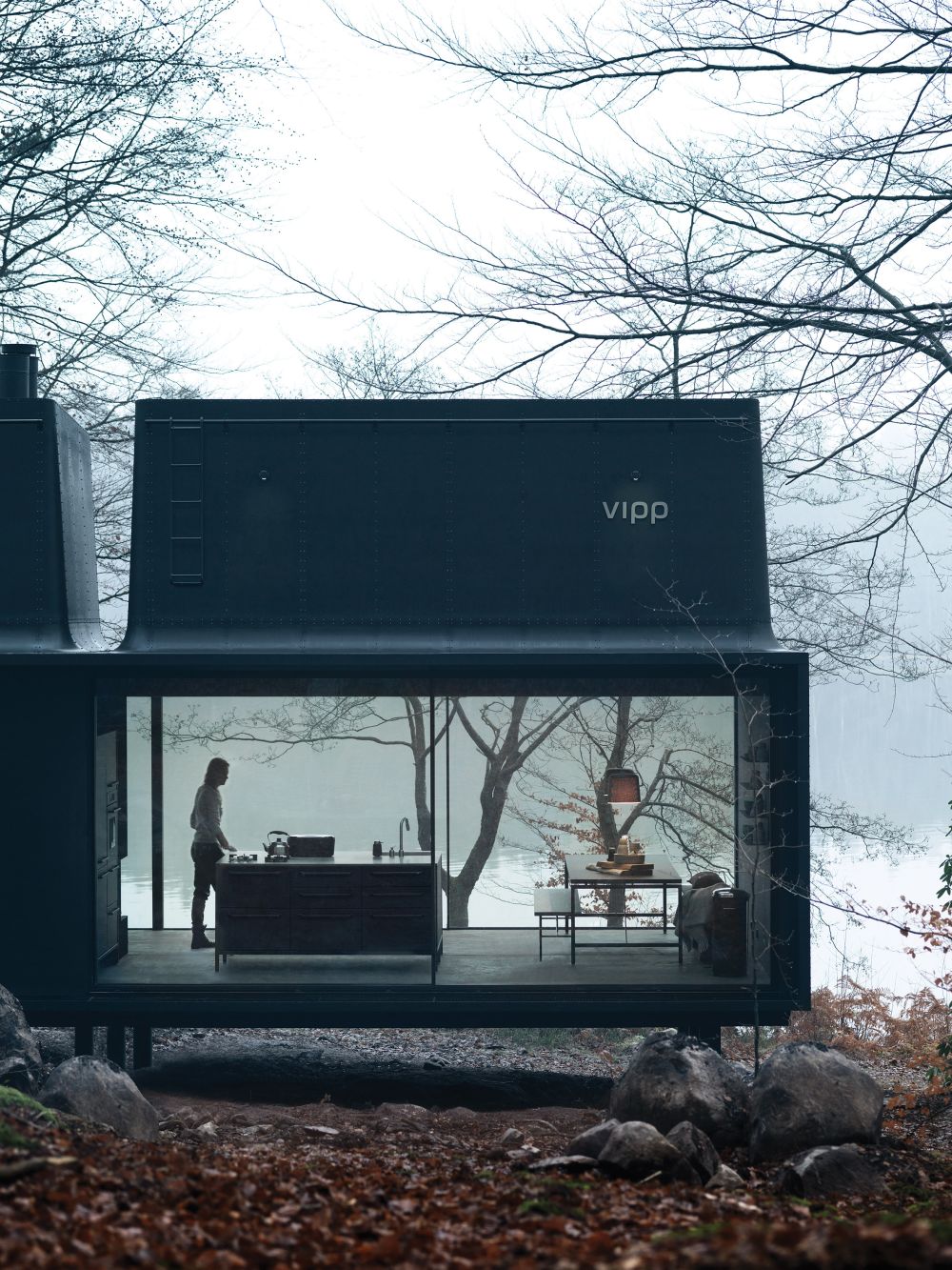Vipp factory made micro house - interior