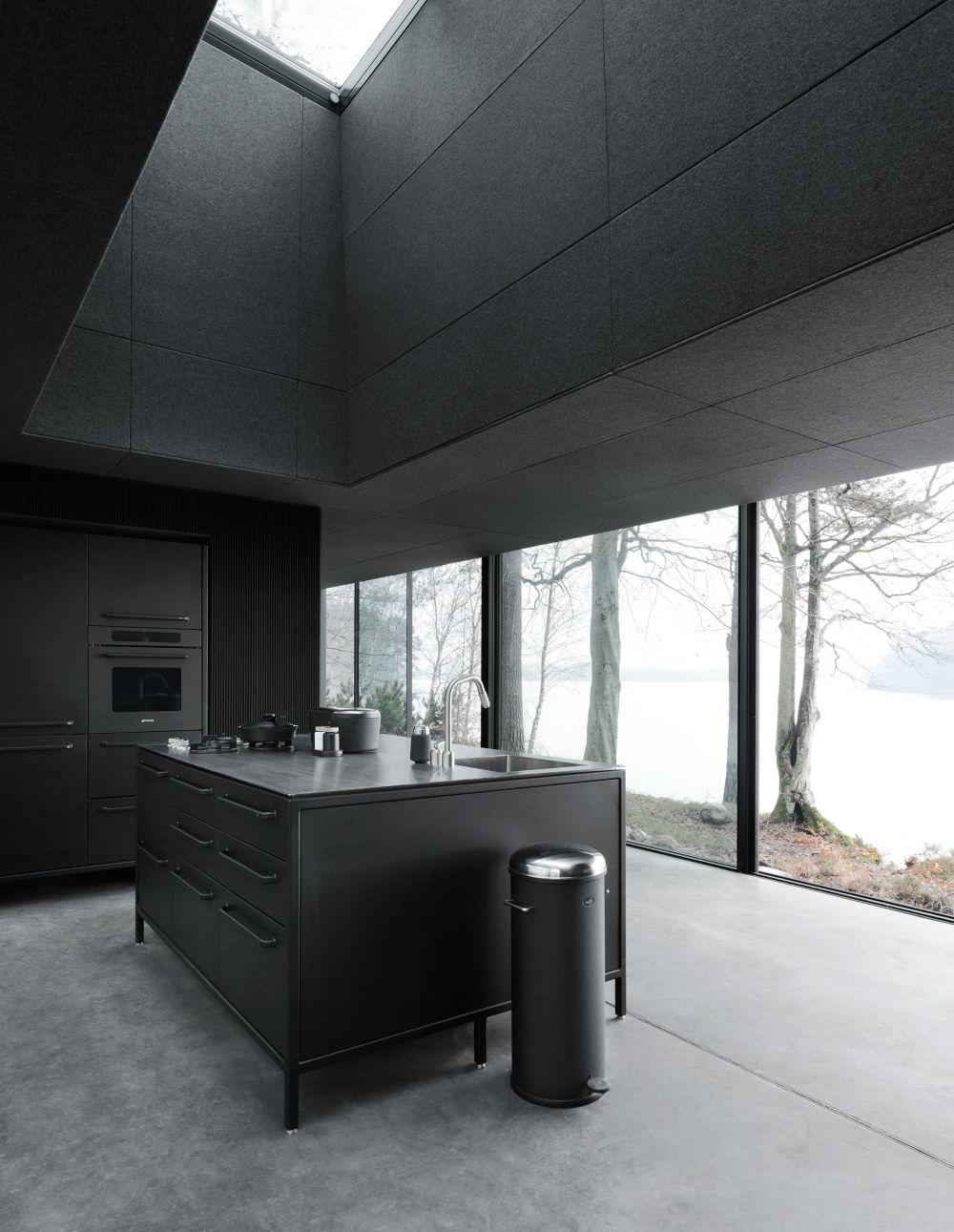 Vipp factory made micro house - kitchen island