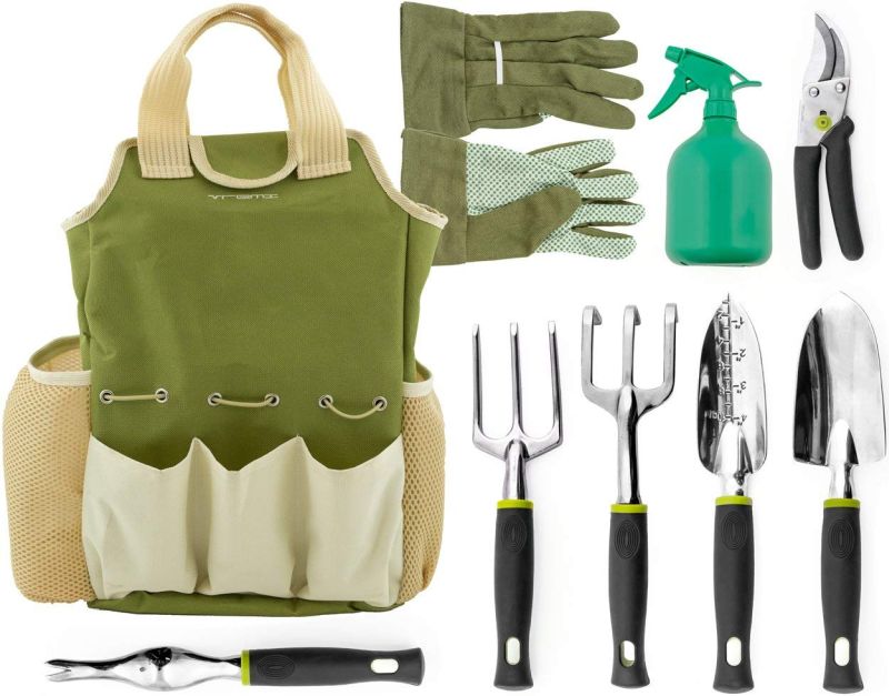 Vremi 9 Piece Garden Tools Set