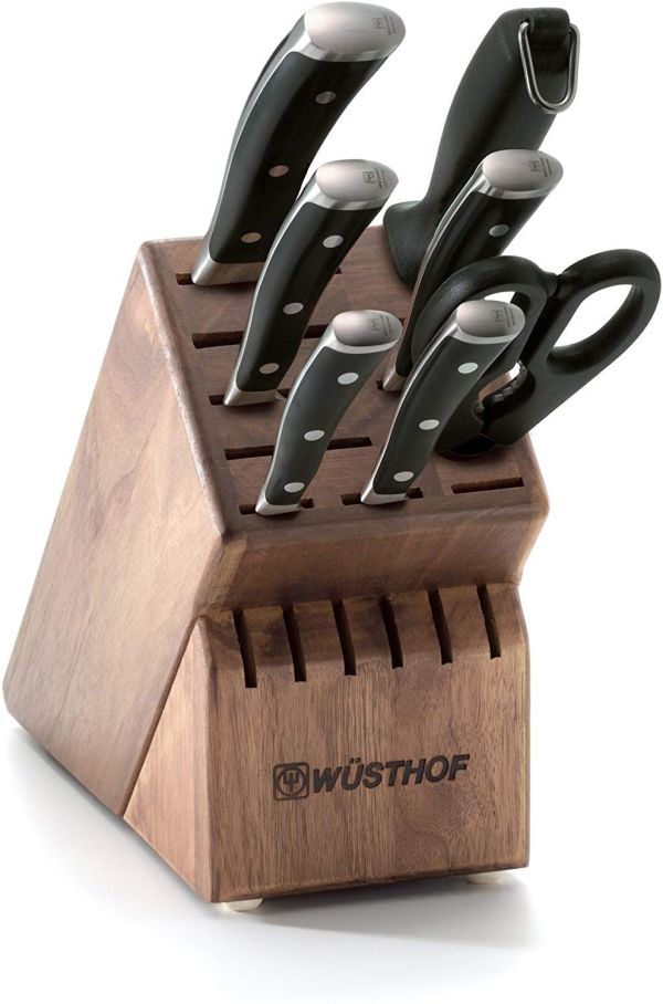 WÜSTHOF CLASSIC IKON Eight Piece Knife Block Set 1