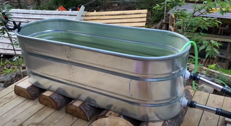 WOOD FIRED HIPPIE HOT TUB