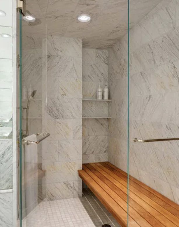 Walk-in Shower With Bench Seat