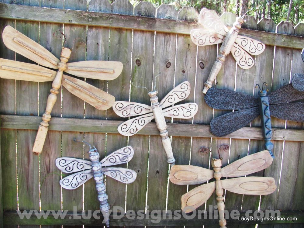 Wall fence decor craft butterfly