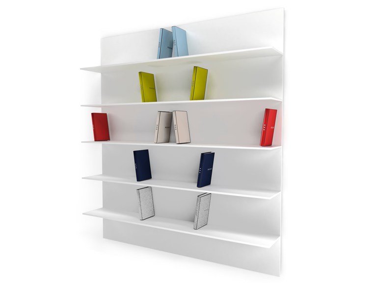 Wall mounted bookcase direttore