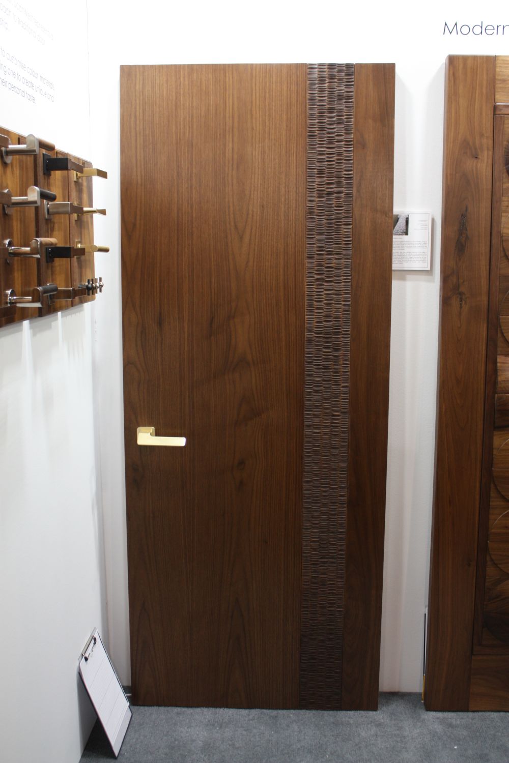 Walnut Color Doors Walls