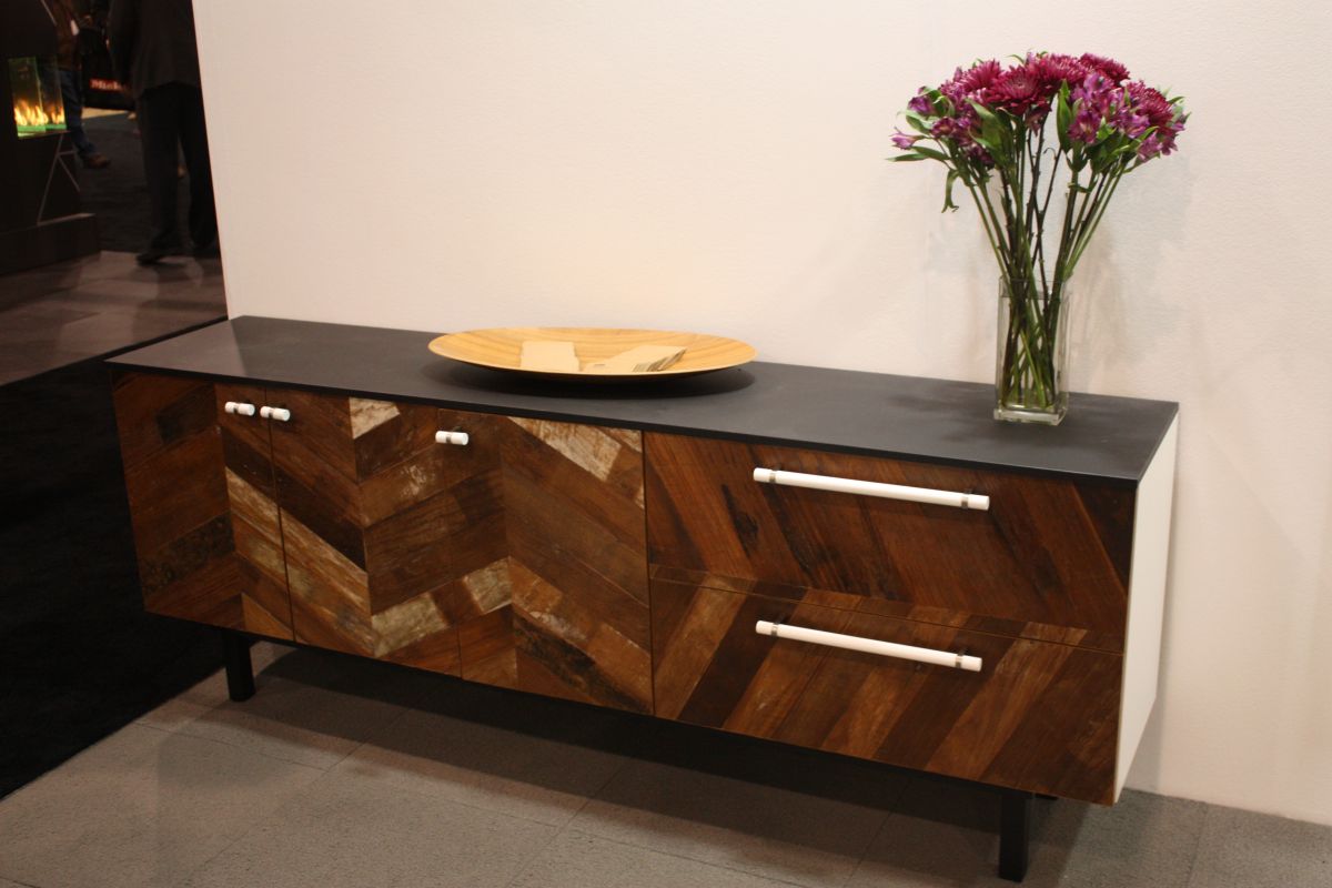 Walnut sideboard fron doors