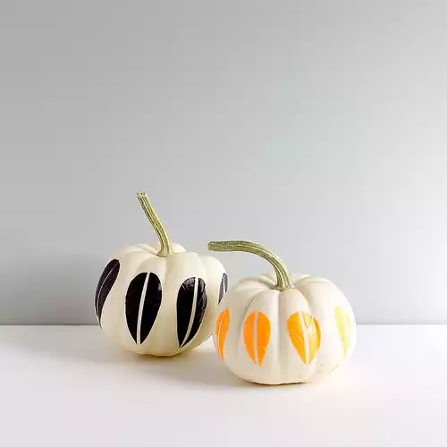 Washi tape Pumpkin decor