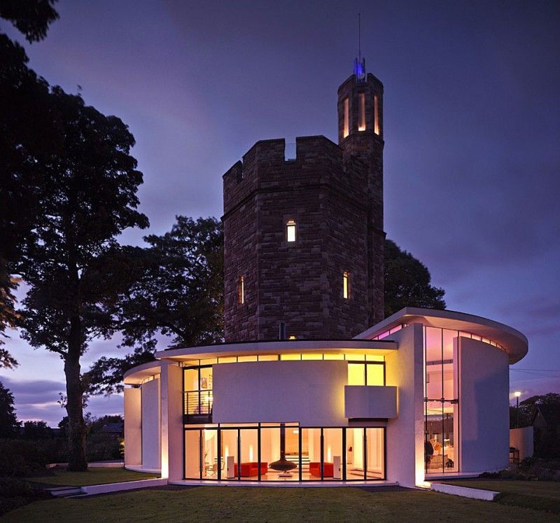 Water tower turned into a house