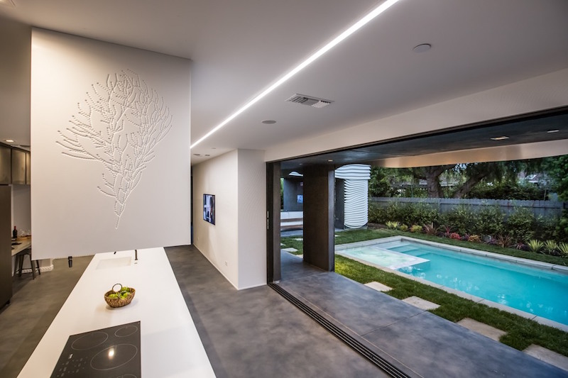 Wave House indoor outdoor transition
