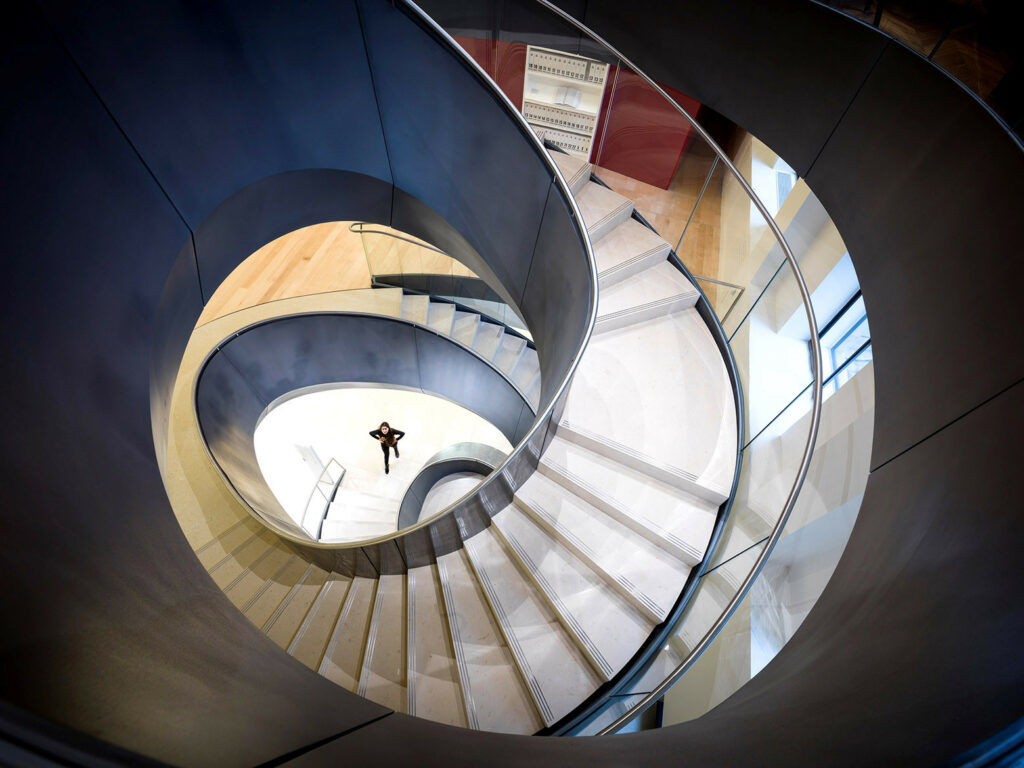 Wellcome Collection London Transformation Sprial Staricase Wilkinson Eyre Architects design 1024x768