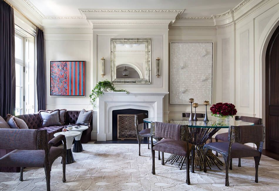 West Village townhouse interior design